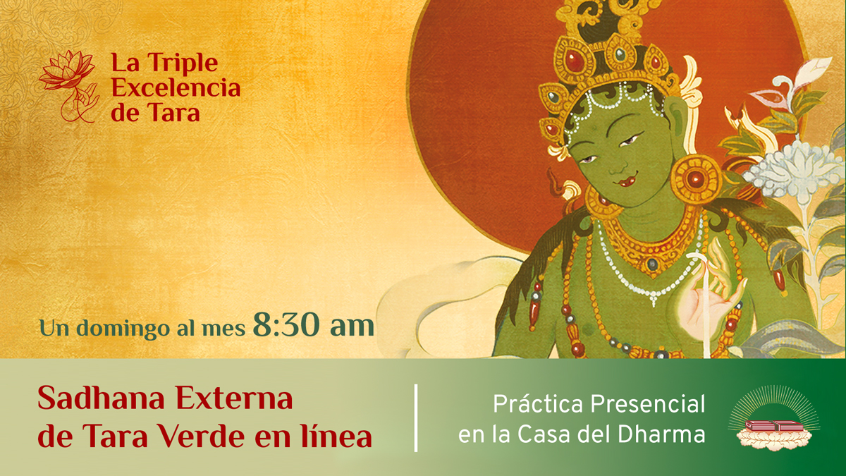 Práctica de la Sadhana Externa de Tara en la Casa del Dharma Ciudad de México